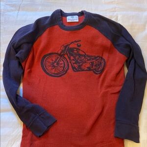 Hannah Andersson  Red Motorcycle Shirt